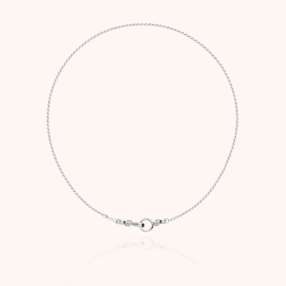 Collana Girocollo Rope Attache moi in filo d'argento sterling 925