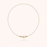 Collana Girocollo Rettangolo Attache moi - oro giallo laminato
