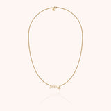 Collana Richelieu Catena Rope Personalizzata - oro giallo laminato