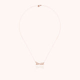 Personalized Richelieu Necklace - Rose 14k gold-filled