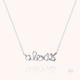 Personalized Richelieu Necklace - White 18k gold