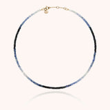 Rivière Choker - blue sapphire