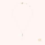 Collier Charms Symbolic Croix - or jaune 750/1000