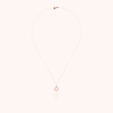 Symbolic Star of David Charms Necklace - Rose 14k gold-filled wire
