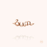 Ear Cuff Originale Personalizzato - oro rosa 18kt.