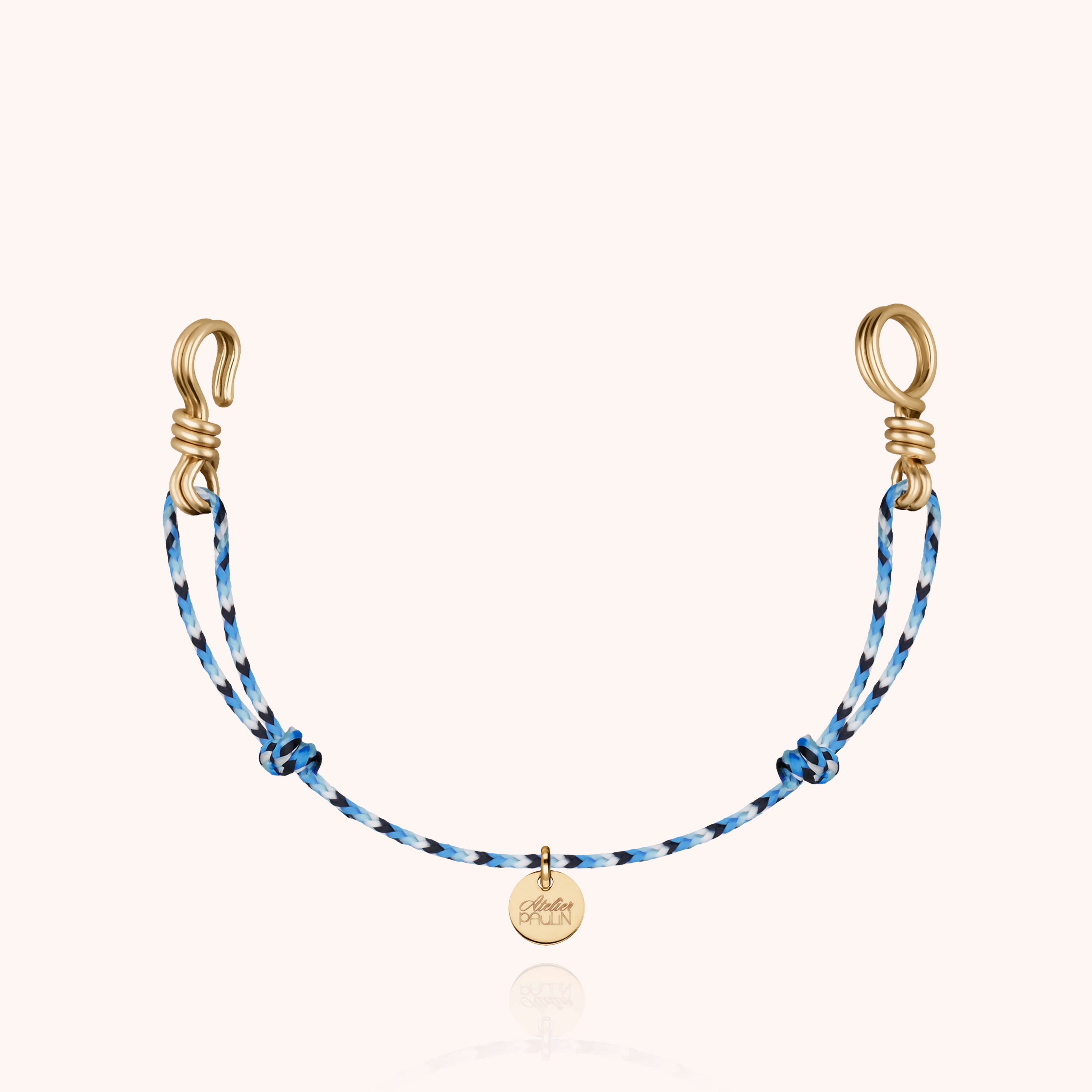 Mini Bracciale Cordino Slim Knot Attache moi - oro giallo laminato