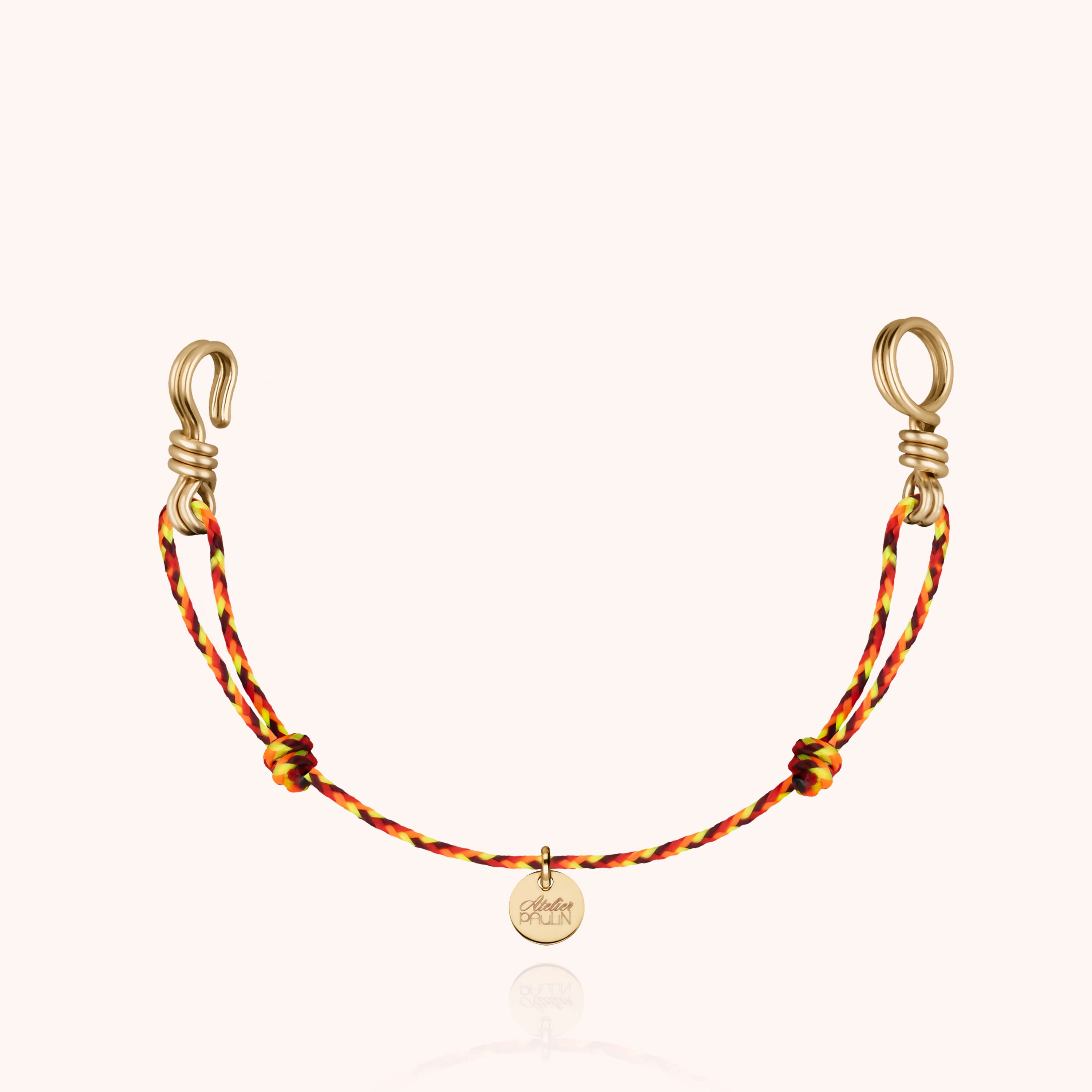 Mini Bracciale Cordino Slim Knot Attache moi - oro giallo laminato