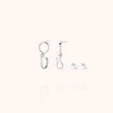 Boucles d'Oreilles Attache moi - argent 925