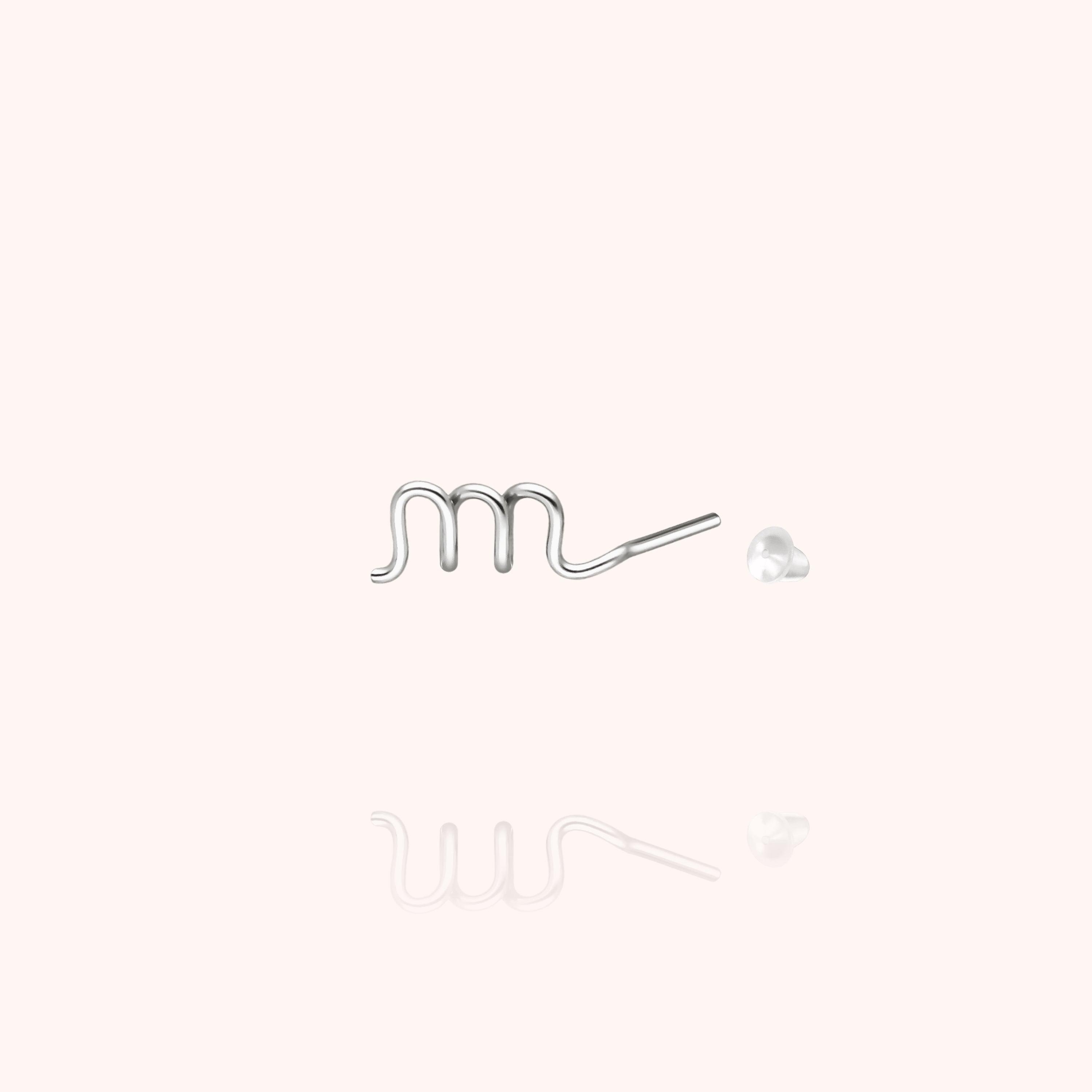 Puce d'Oreille Originale Initiale — cadeau de luxe fait main Paris