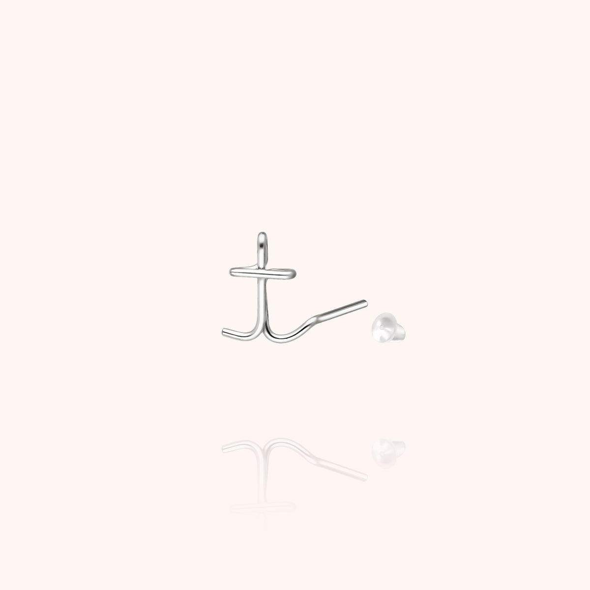 Originale Ohrstecker-Initiale aus 925 Sterlingsilber — personalisierbare Ohrringe Atelier Paulin