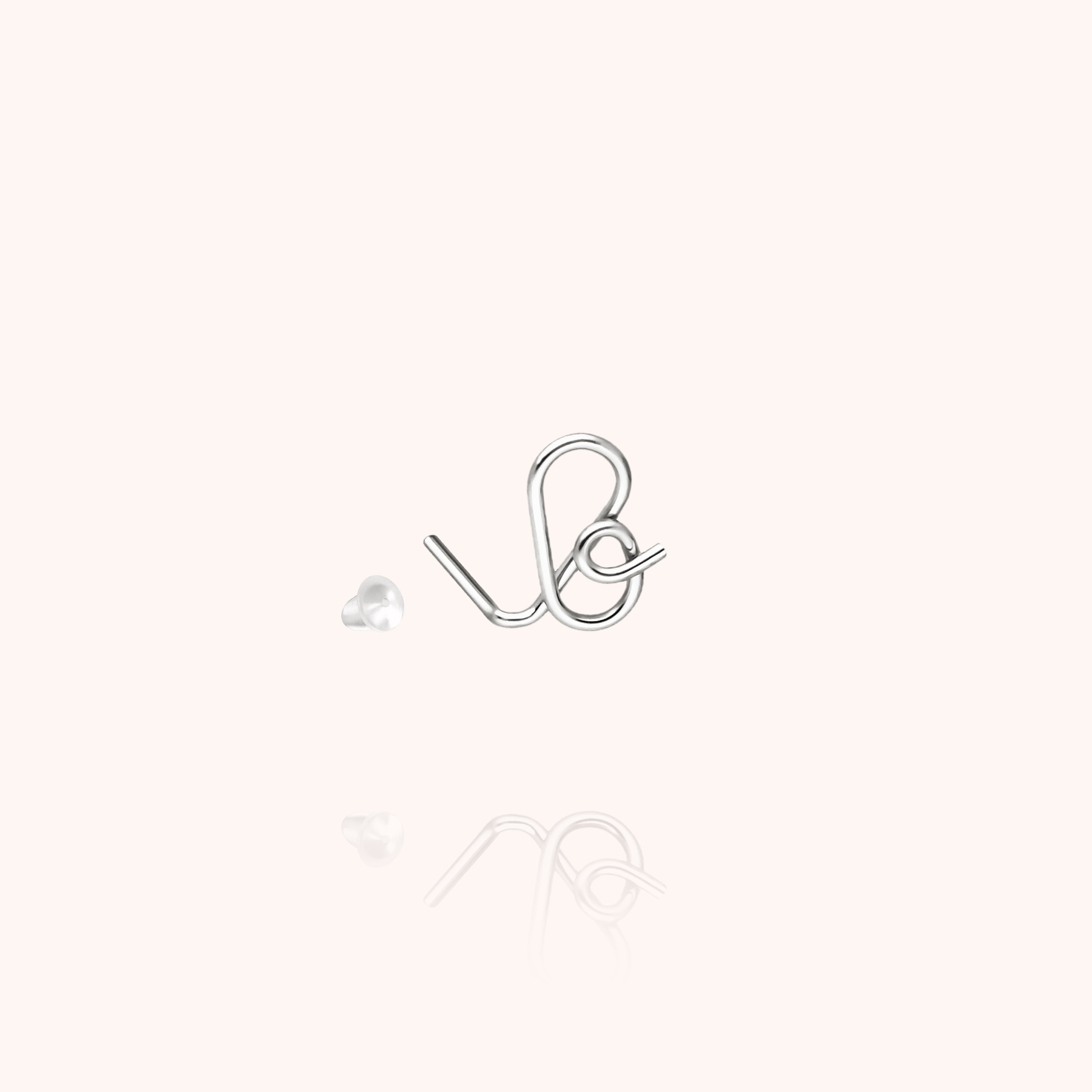 Puce d'Oreille Originale Initiale — cadeau de luxe fait main Paris