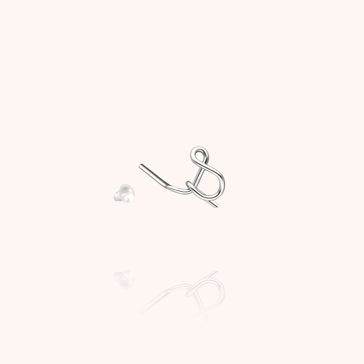 Ohrstecker Original Initiale aus 925er Sterlingsilber — personalisierbare Ohrringe Atelier Paulin