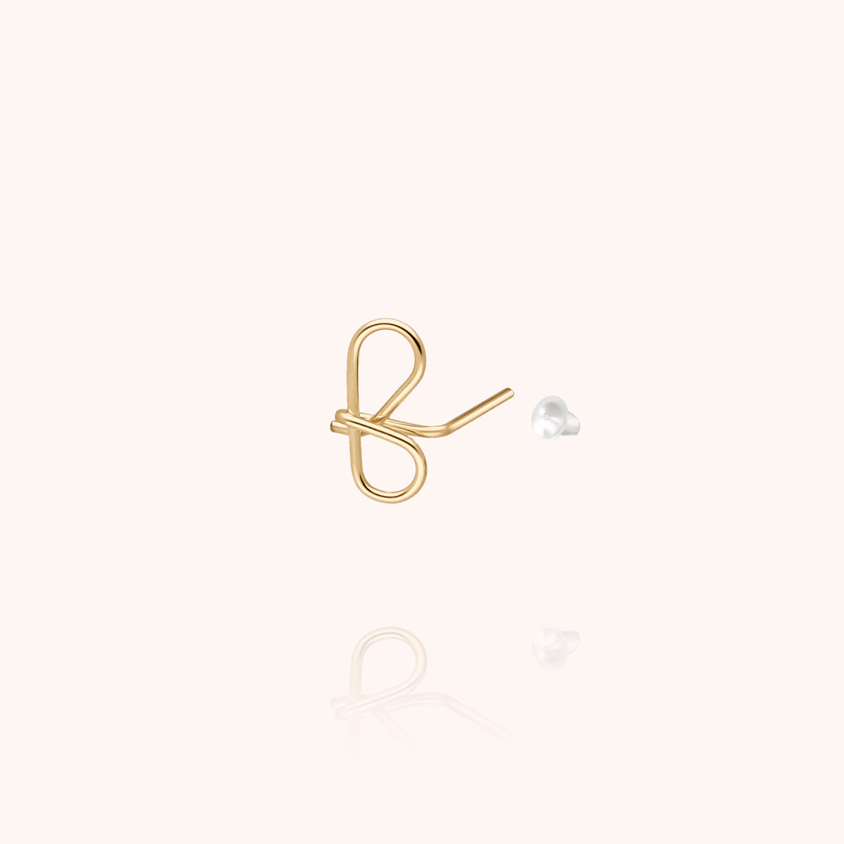 Ohrstecker Original Initiale — handgefertigter Schmuck Ohrringe Expresslieferung