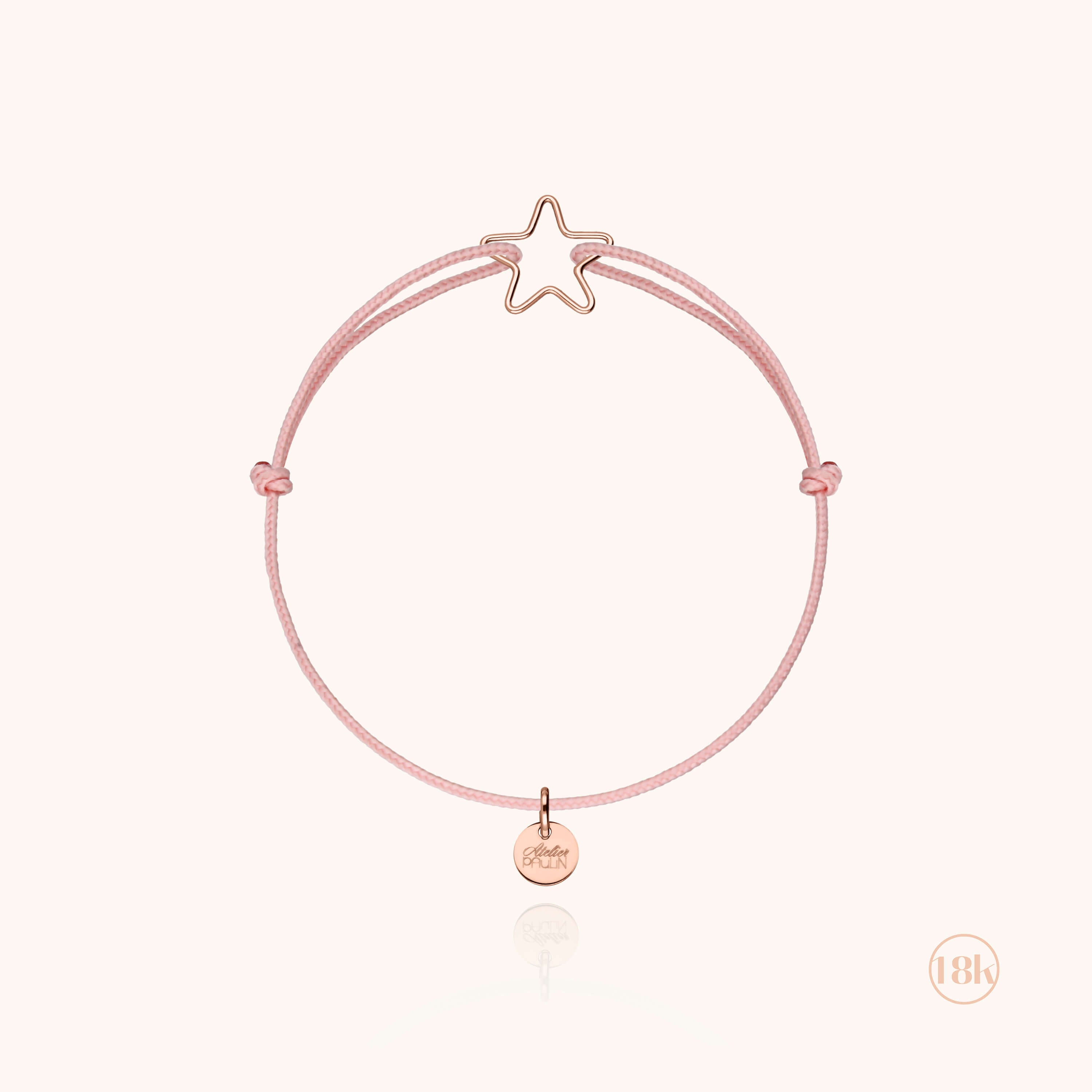 750/1000 rose gold - light pink